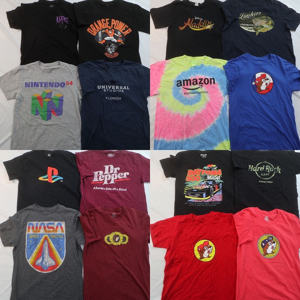 古着卸 まとめ売り 企業 Tシャツ 16枚セット ( メンズ M ) バッキーズ ドクターペッパー プレイステーション 中古 古着 NF9253 古着卸 まとめ売り 企業 Tシャツ 16枚セット ( メンズ S ) NINTENDO