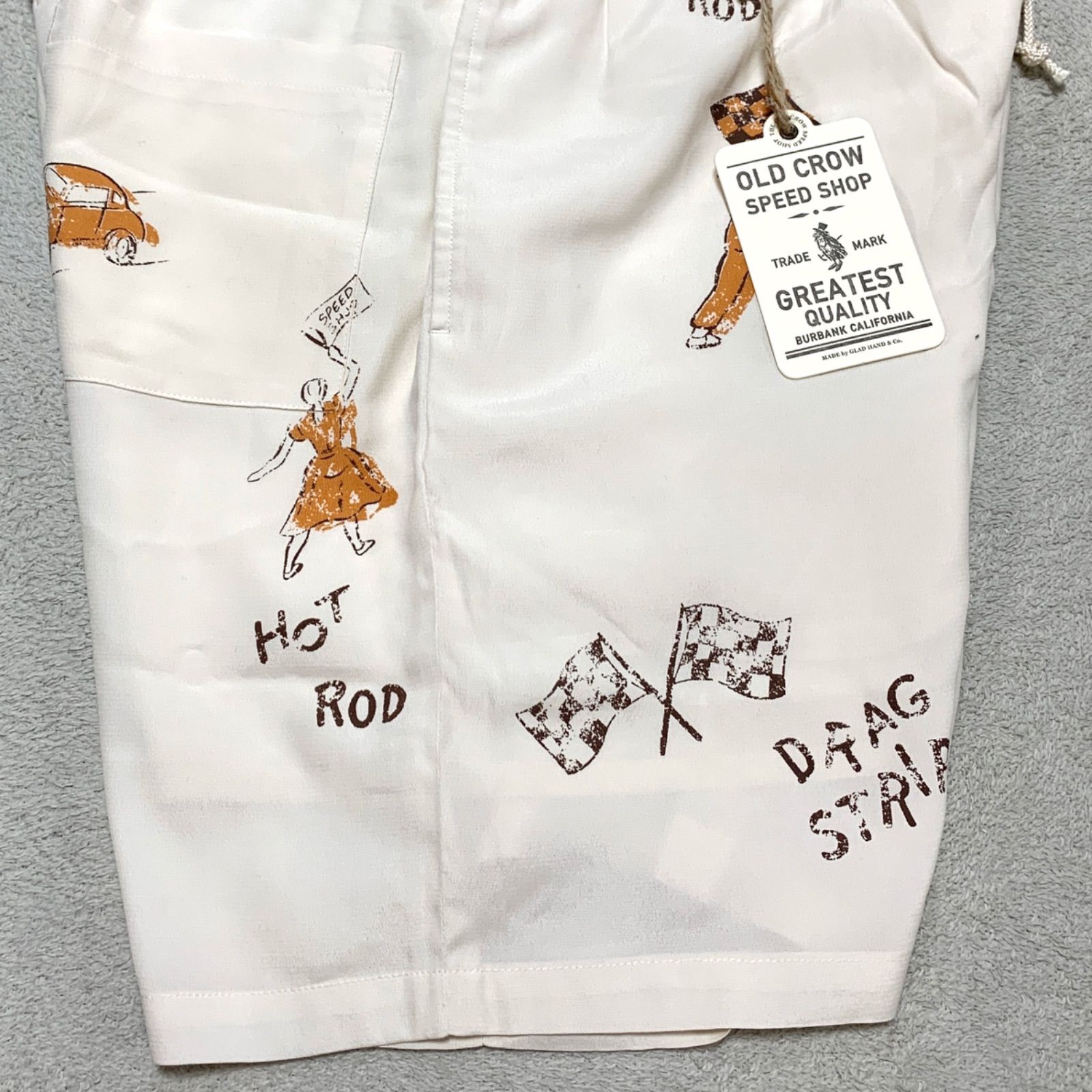OLD CROW / GLAD HAND ショートパンツ ハーフパンツ ショーツ 新品タグ