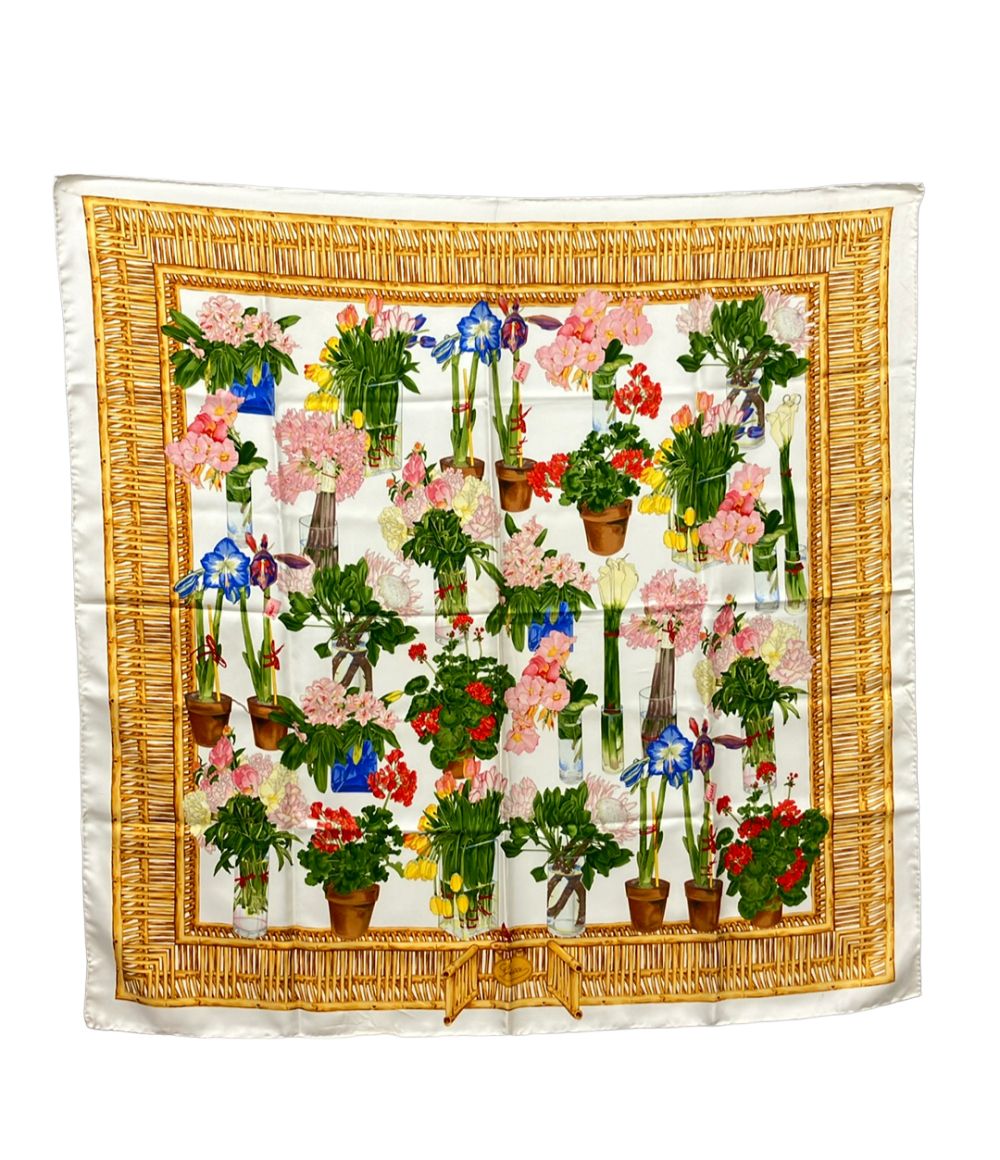 グッチ スカーフ シルク 100% 花柄 レディース GUCCI