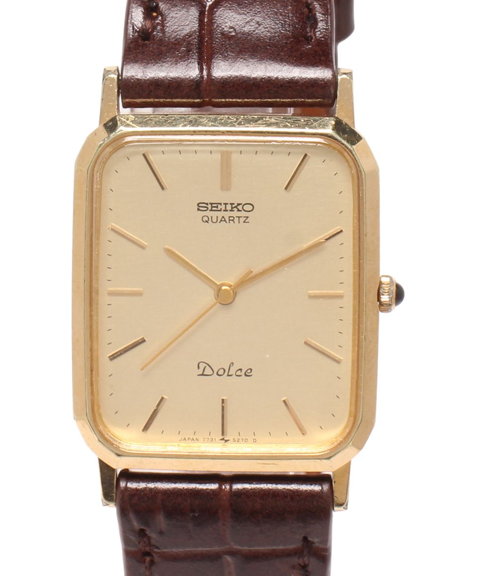 セイコー 腕時計 ドルチェ Dolce 7731-5240 クオーツ ゴールド メンズ SEIKO