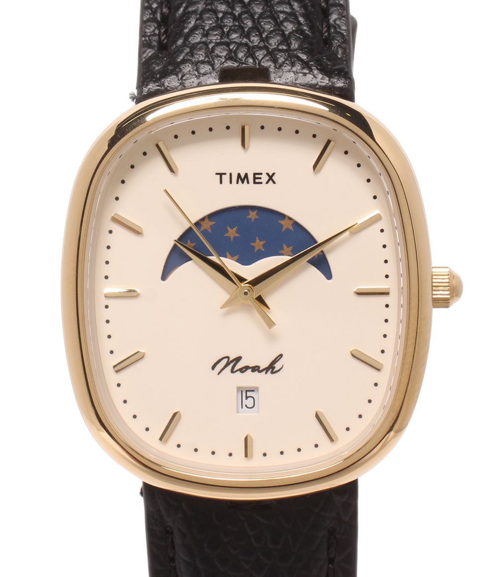 美品 タイメックス ノア 腕時計 ムーンフェイズ Noah x Timex Oval