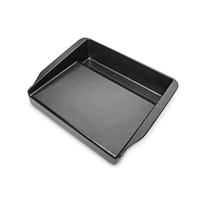 【新品】 Weber(ウェーバー) 電気バーベキューコンロ Pulse 専用グリドル 鉄板 鋳鉄製ホーロー加工【2年】 ブラック 小