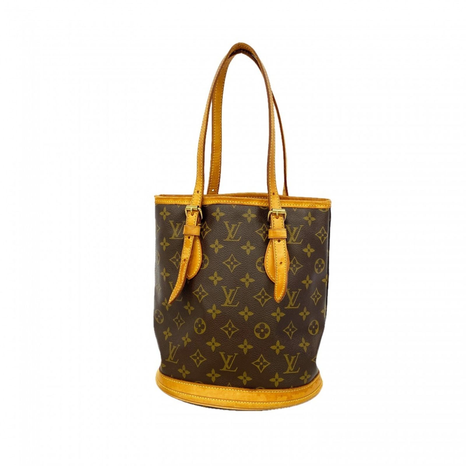 ルイ・ヴィトン(Louis Vuitton) ルイ・ヴィトン トートバッグ モノグラム バケットPM M42238 ブラウンレディース