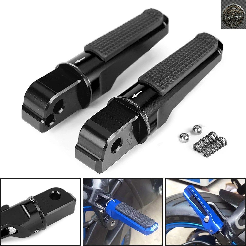 MOTORCYCLE FOOT PEGS REAR PASSENGER PEDAL BMW S1000RR 2009-2019 S1000R 2014-2019