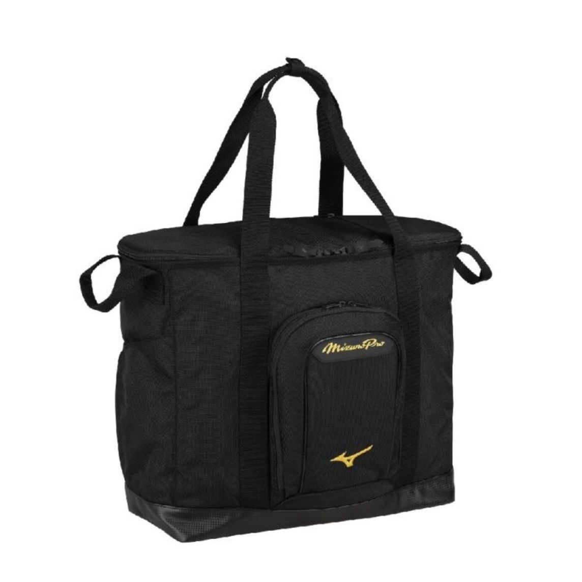 【新品】ミズノプロ トートバッグ 40L Lサイズ 野球 黒×金 大容量 遠征 バッグ スポーツ 部活 合宿 グラブ スパイク 収納 ポケット 可変 仕切り 黒 金 ブラック ゴールド Mizuno Pro