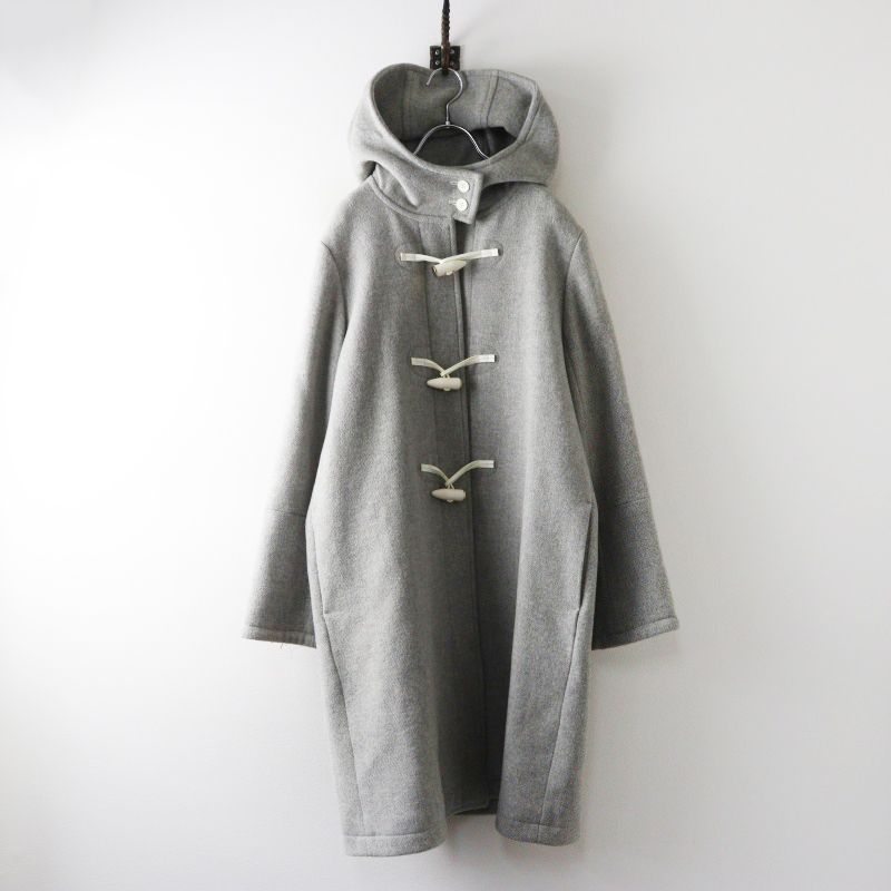 美品 ファーファー furfur ウール ダッフルコート F グレー／アウター