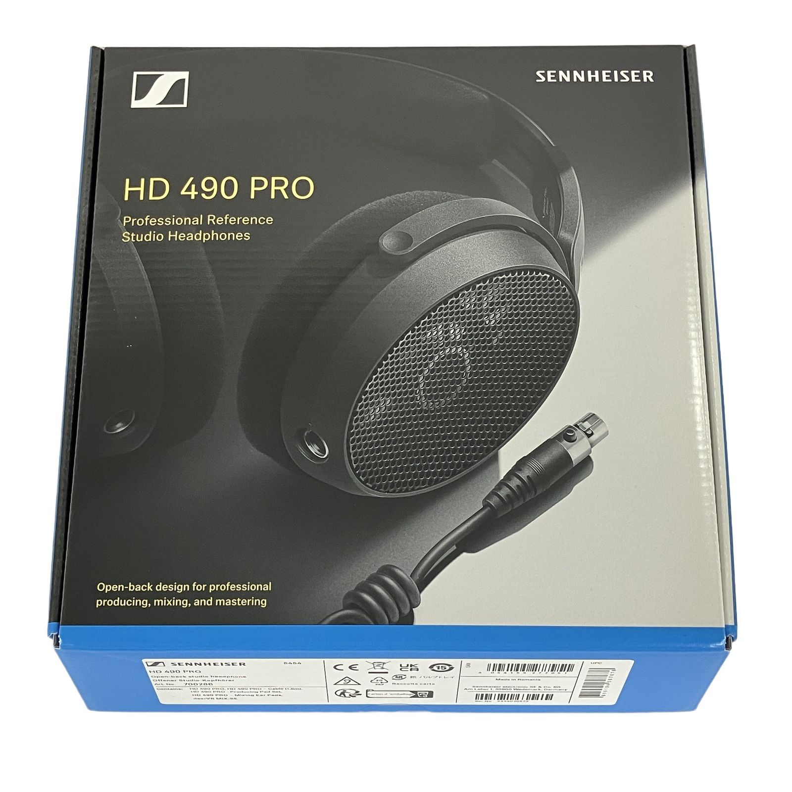 SENNHEISER HD 490 PRO 開放型スタジオモニターヘッドホン 中古