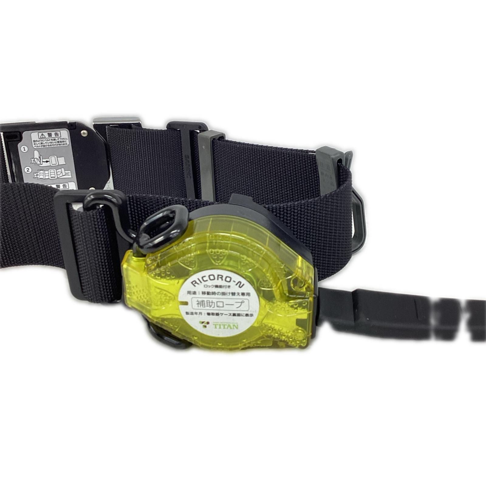 TITAN 胴ベルト型安全帯 TITAN OT-SLN505-RW-BL-M ブラック - メルカリ