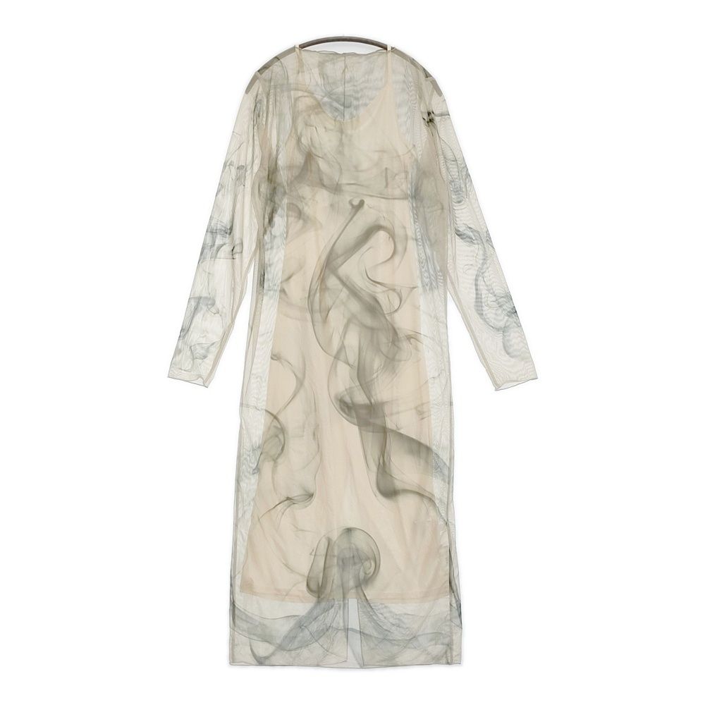 CURL OF SMOKE SHEER DRESS CURL OF SMOKE SHEER DRESS アメリ 