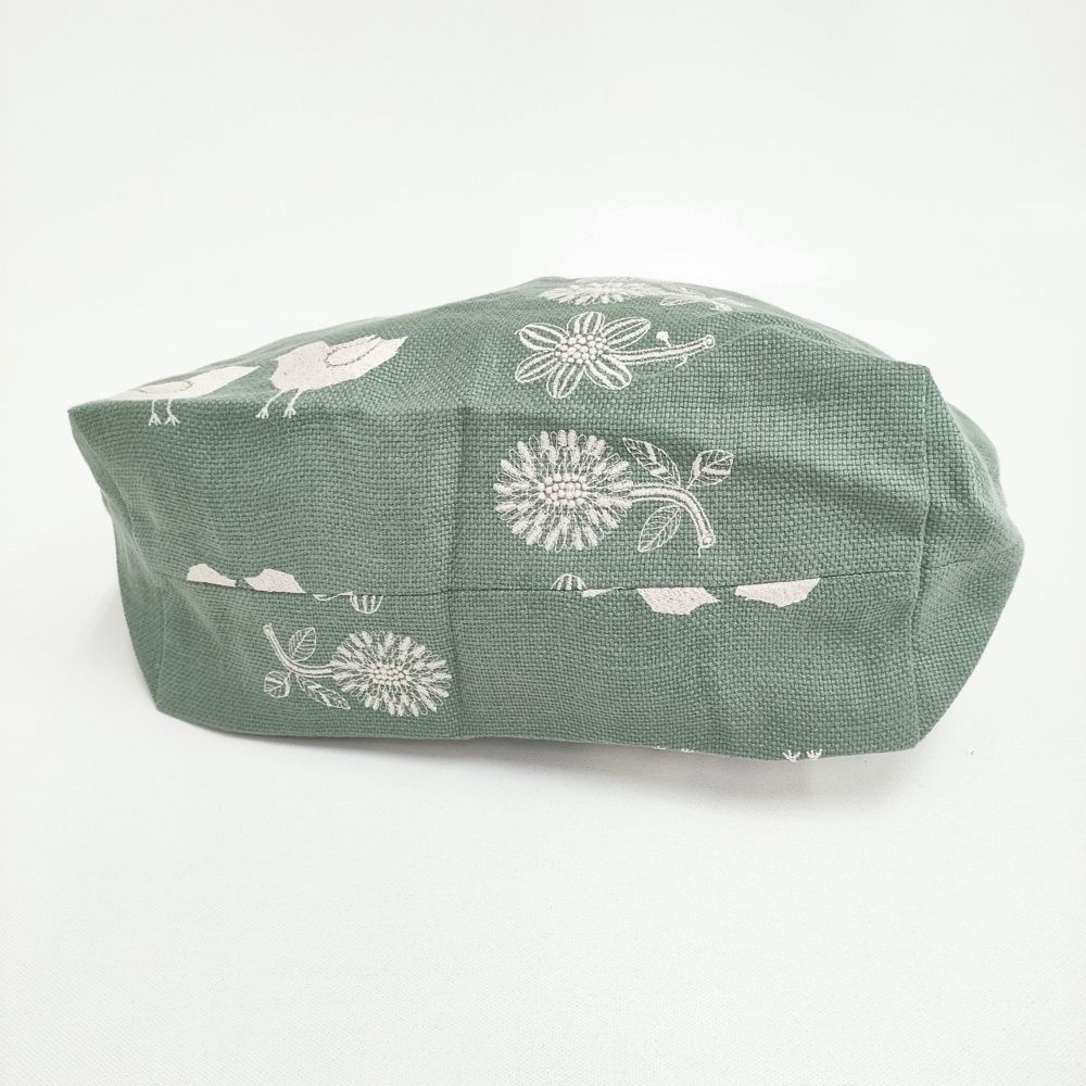 mina perhonen 美品 tori to hana 鳥と花 刺繍 パニーニバッグ ys9897