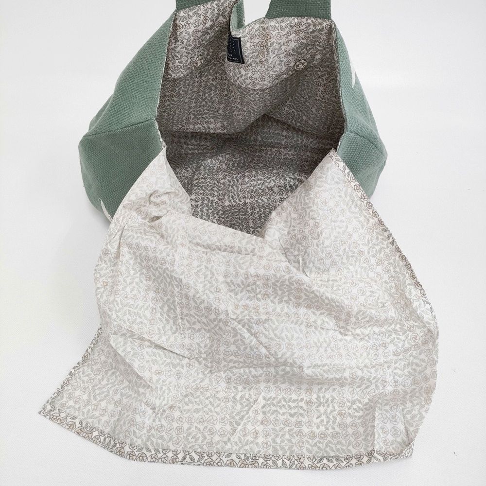 mina perhonen 美品 tori to hana 鳥と花 刺繍 パニーニバッグ ys9897