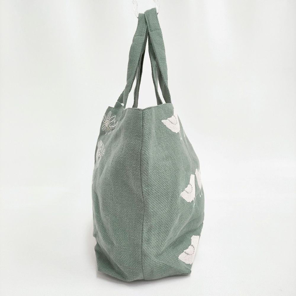mina perhonen 美品 tori to hana 鳥と花 刺繍 パニーニバッグ ys9897
