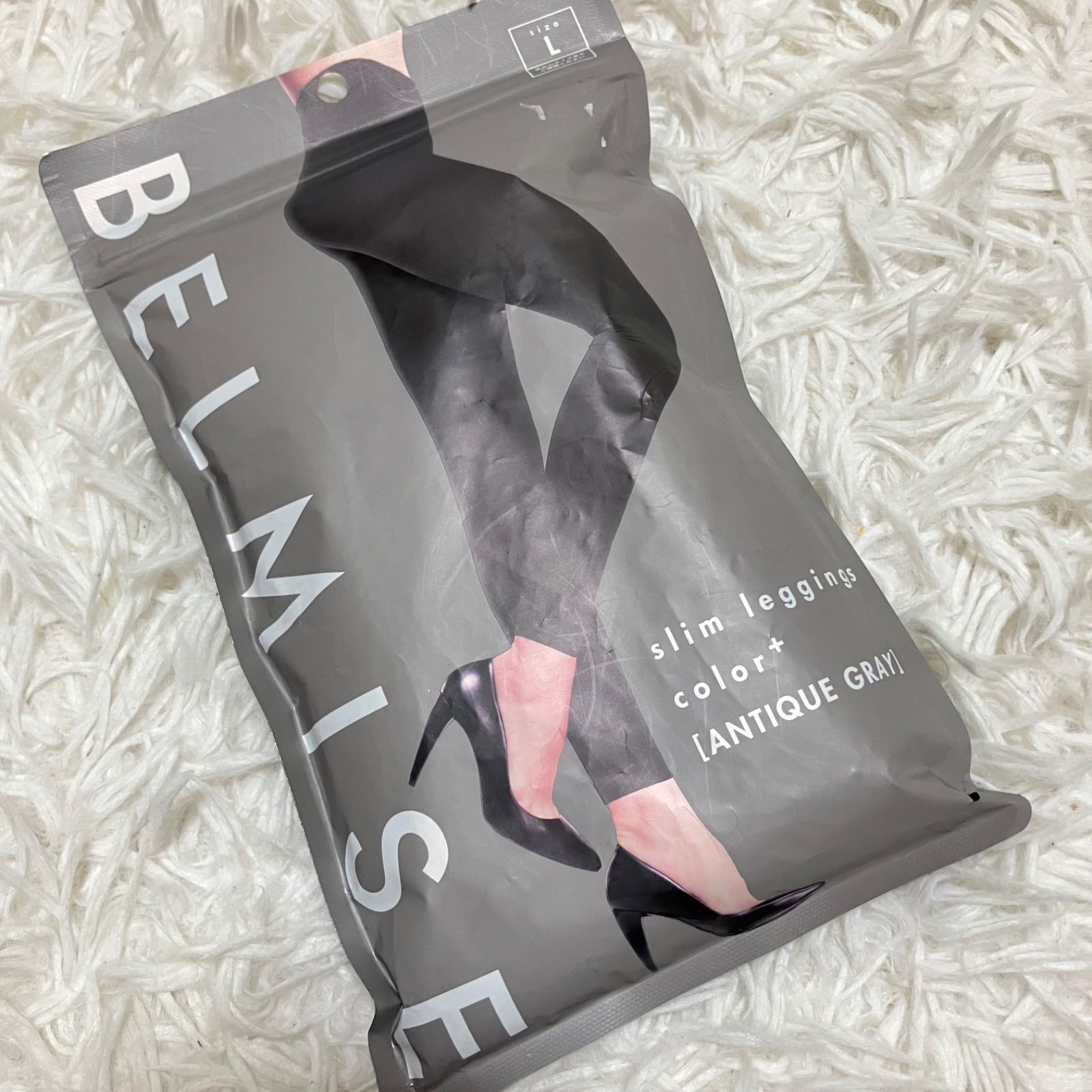BELMISE スリムレギンス L アンティークグレー - メルカリ