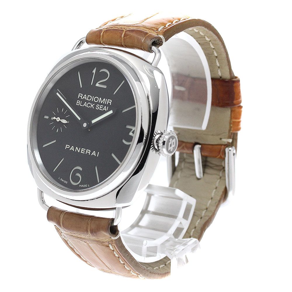 パネライ PANERAI PAM00183 ラジオミール ブラックシール スモールセコンド 手巻き メンズ 箱・保証書付き_965772 パネライ PANERAI PAM00183 ラジオミール ブラックシール スモール