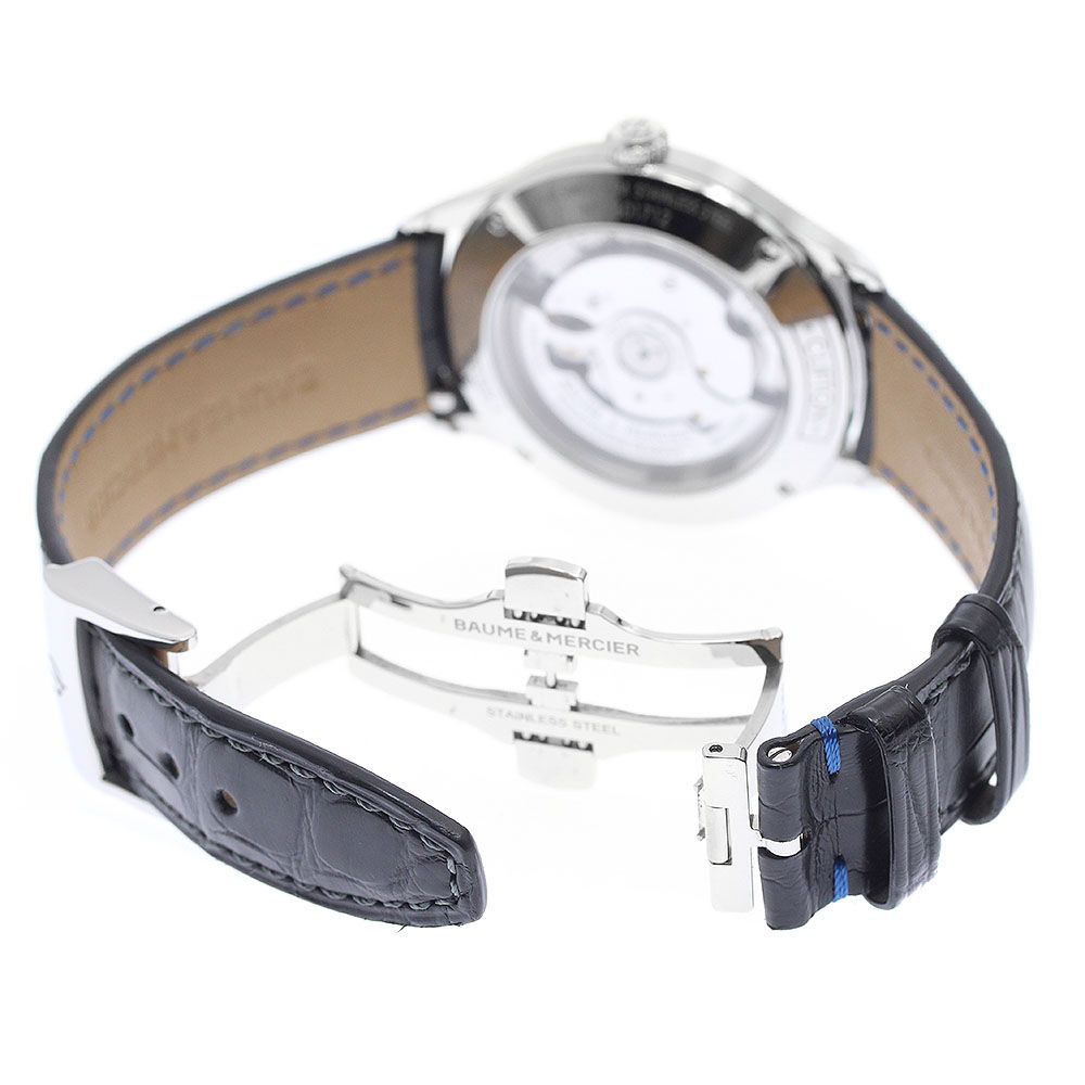 ボーム＆メルシェ Baume & Mercier M0A10518 クリフトン デイト 自動巻き メンズ 良品 箱・保証書付き_971019 ボーム＆メルシェ Baume & Mercier MOA10518 クリフトン デイト 自動