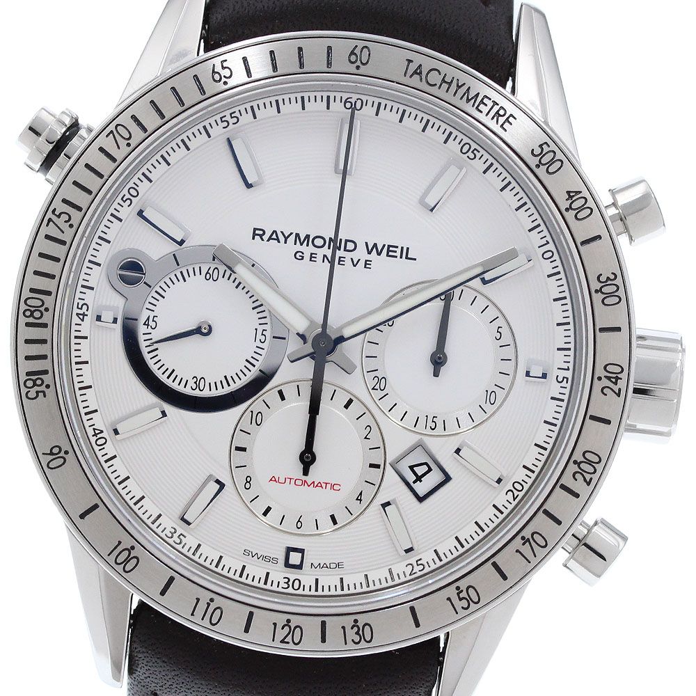 レイモンドウィル RAYMOND WEIL 7740-STC-30001 フリーランサー クロノグラフ 自動巻き メンズ 美品 箱・保証書付き_970444