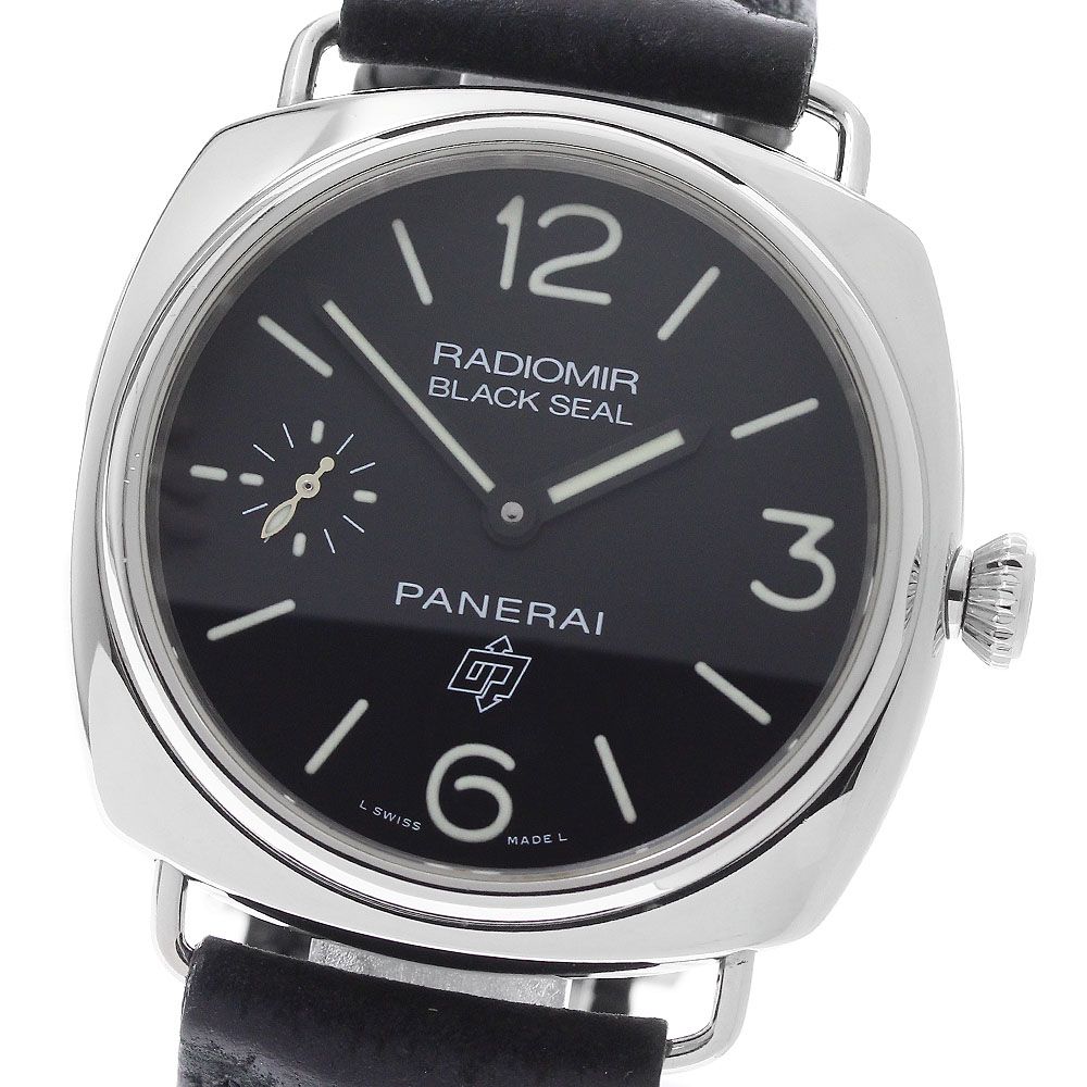 パネライ PANERAI PAM00380 ラジオミール ブラックシール ロゴ スモールセコンド 手巻き メンズ 保証書付き_971203