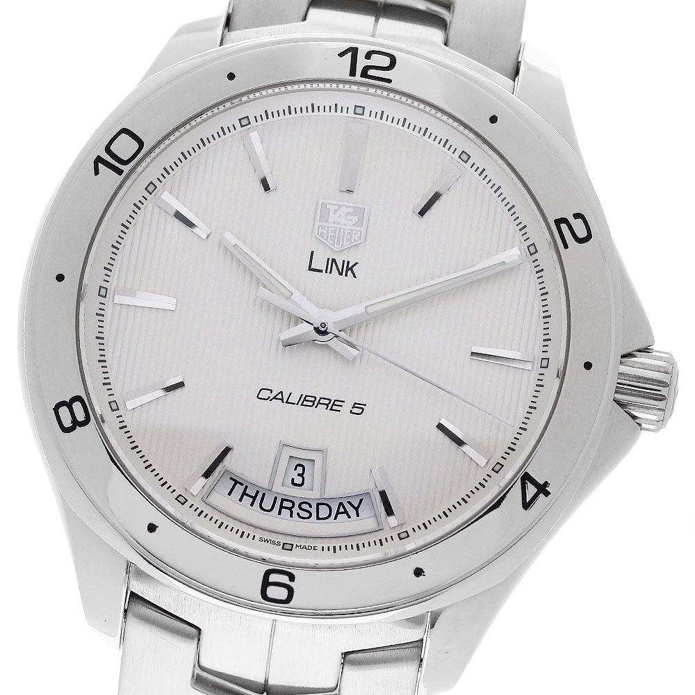 タグホイヤー TAG HEUER WAT2011 リンク デイデイト 自動巻き メンズ 美品 _971156
