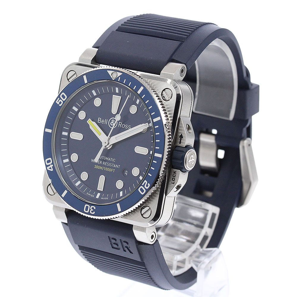 ベル＆ロス Bell＆Ross BR03-92-DIV デイト 自動巻き メンズ _970960