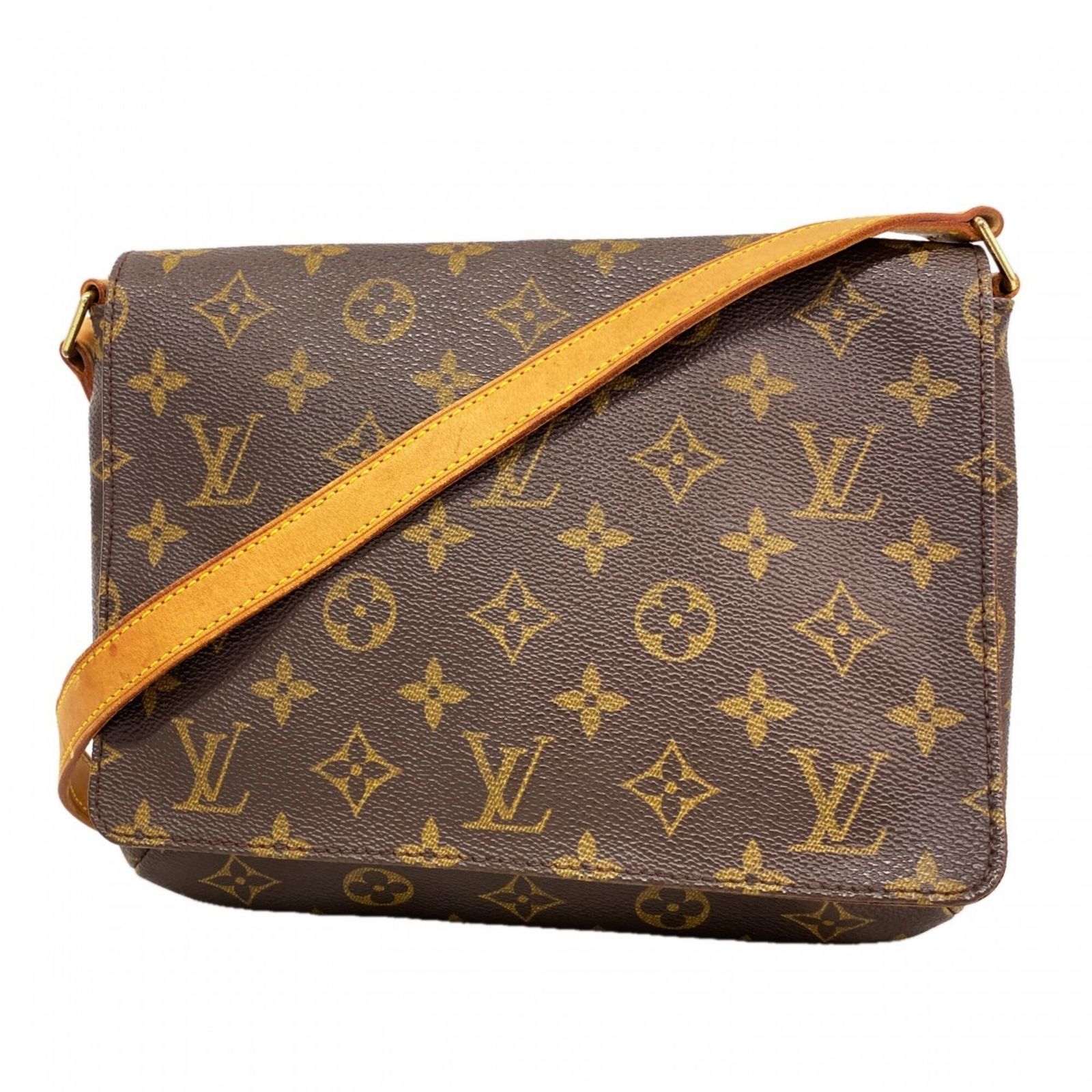 ルイ・ヴィトン(Louis Vuitton) ルイ・ヴィトン ショルダーバッグ モノグラム ミュゼットタンゴショートストラップ M51257 ブラウンレディース
