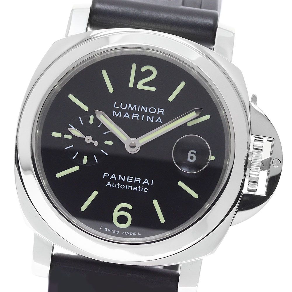 パネライ PANERAI PAM00104 ルミノールマリーナ スモールセコンド 自動巻き メンズ 良品 保証書付き_971186