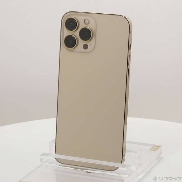 ソフマップ 〔中古品〕 iPhone13 Pro Max 256GB ゴールド MLJA3J／A SIMフリー【262】