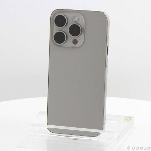 ソフマップ 〔中古品〕 iPhone15 Pro 128GB ナチュラルチタニウム MTU93J／A SIMフリー【377】