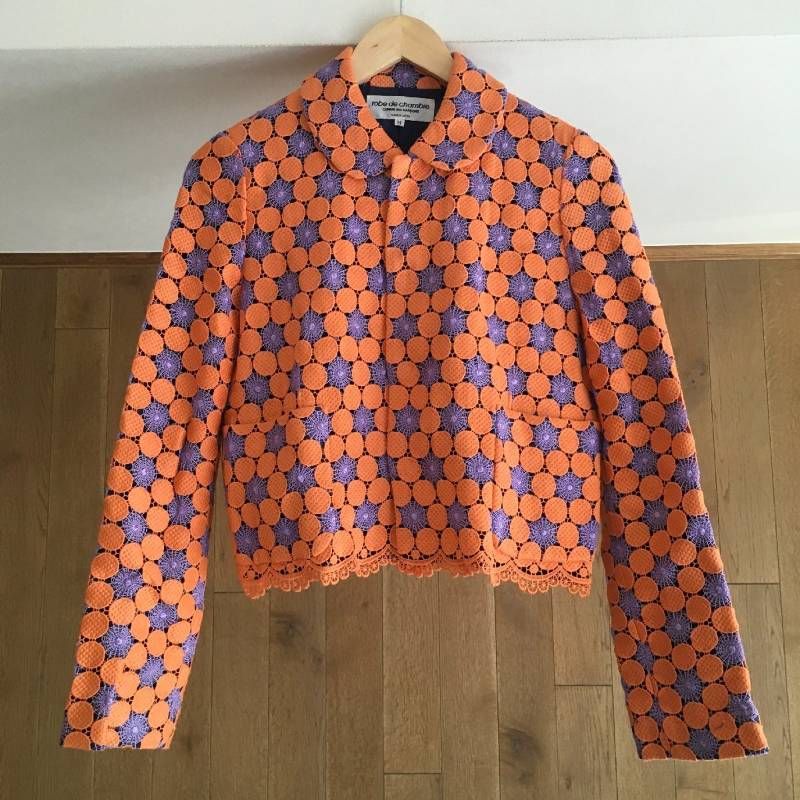 美品 AD2000　robe de chambre COMME des GARCONS コムデギャルソン　総刺繍 ジャケットM