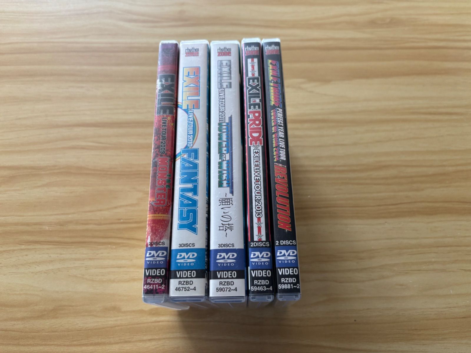 中古] [DVD] EXILE LIVE TOUR 5点セット[2009(2枚組)、2010(3枚組