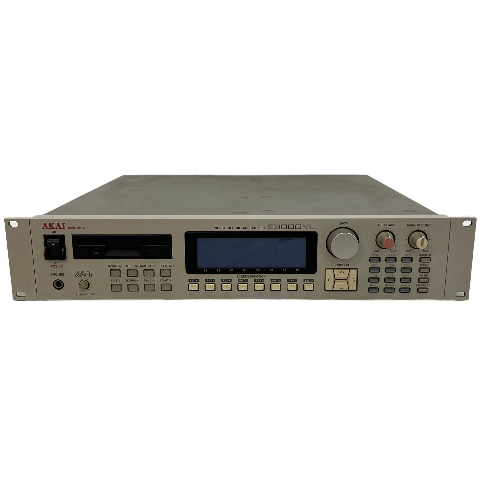 HM179#希少品 AKAI S3000XL サンプラー名機 ⊛ 電源確認のみ AKAI S3000XL CDドライブ内蔵 サウンド デジタルサンプラー アカイ