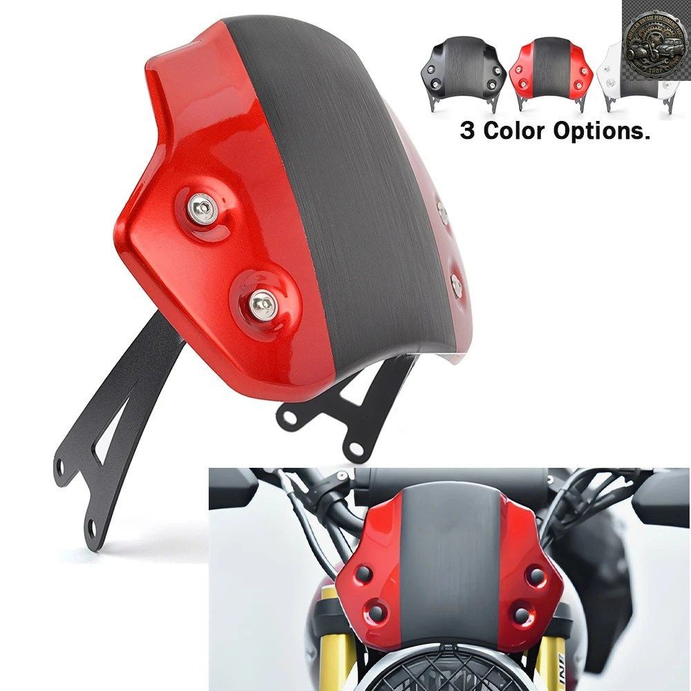 SCRAMBLER 400X MOTORCYCLE WINDSCREEN WINDSHIELD TRIUMPH SCRAMBLER 400 X 2024-2025 WIND SHIELDSCREEN PROTECTOR 8,719円