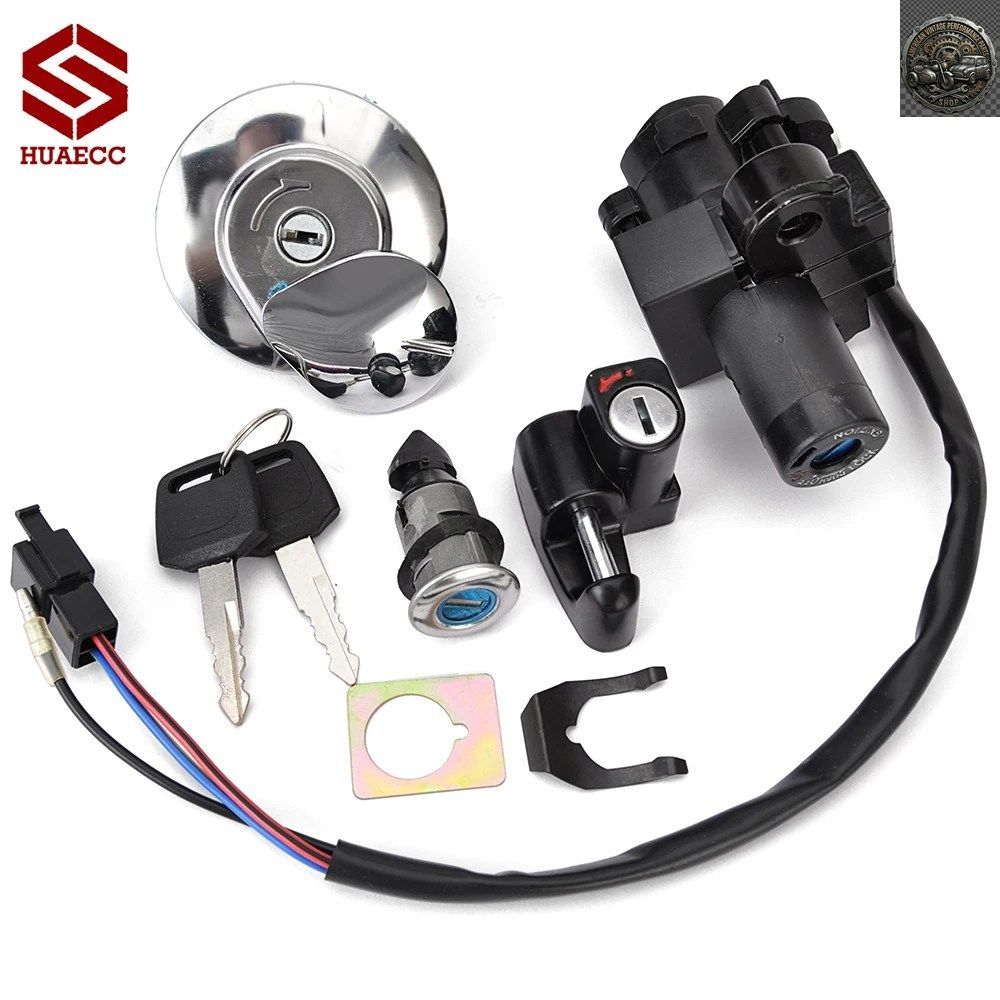 MOTORCYCLE FUEL GAS CAP COVER LOCK KEY IGNITION SWITCH HONDA CL400 CL 400 1999