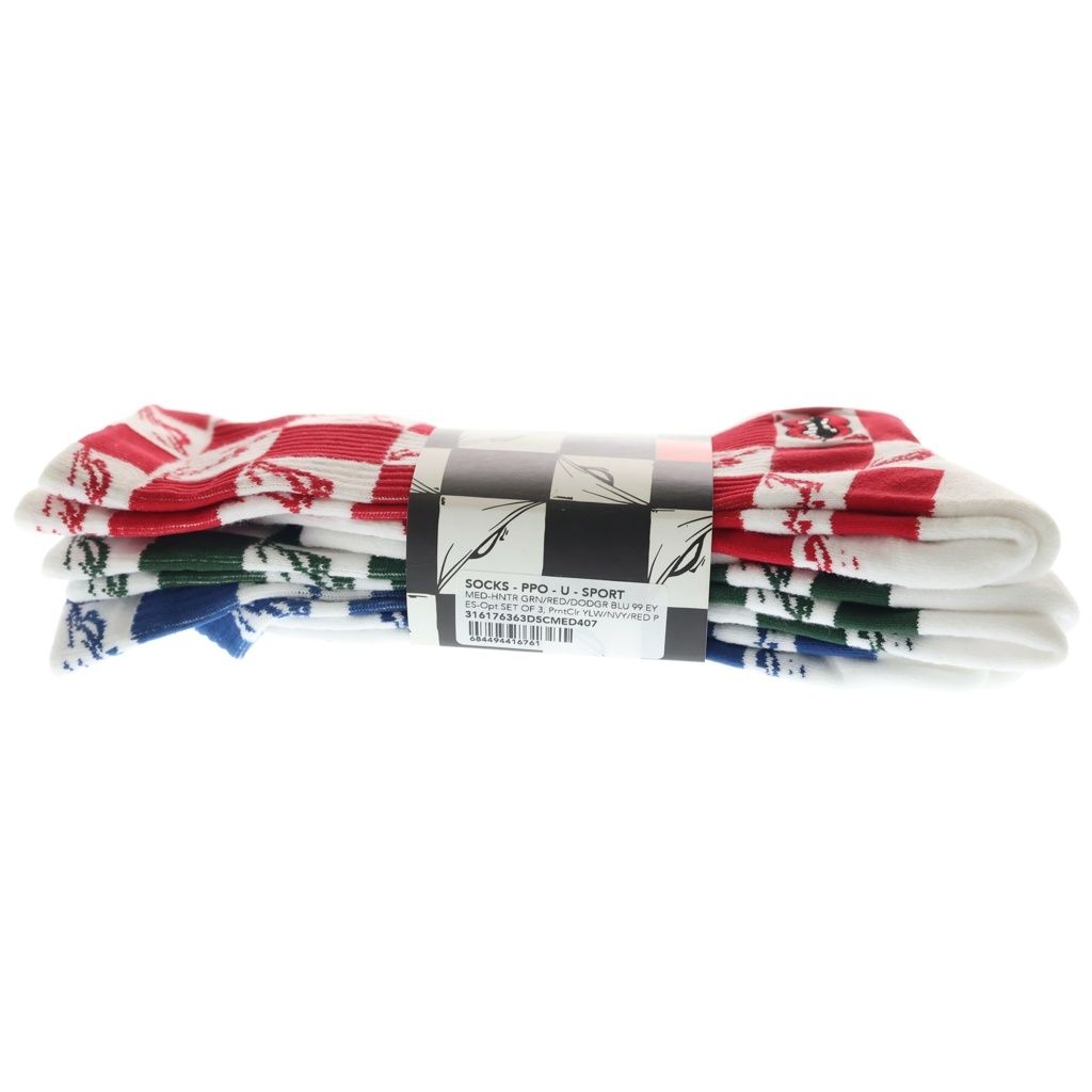 CHROME HEARTS (クロムハーツ) ×MATTY BOY 99 Eyes Chomper Socks 3PK