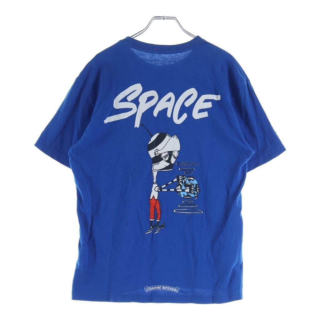 CHROME HEARTS (クロムハーツ) ×MATTY BOY PPO SPACE TEE マッティボーイ スペース 半袖Tシャツ カットソー ブルー