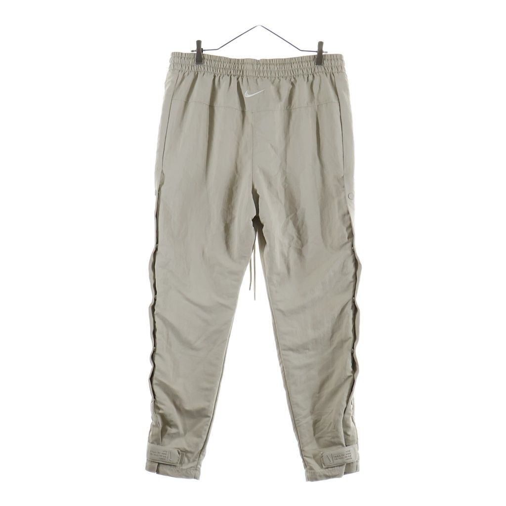 FEAR OF GOD フィアオブゴッド 20AW ×NIKE ×NBA M NRG W Warm Up Pant ナイキ エヌビーエー ウォームアップ ナイロンパンツ ベージュ CU4684-271 FEAR OF GOD (フィアオブゴッド) 20AW ×NIKE ×NBA M NRG W Warm Up