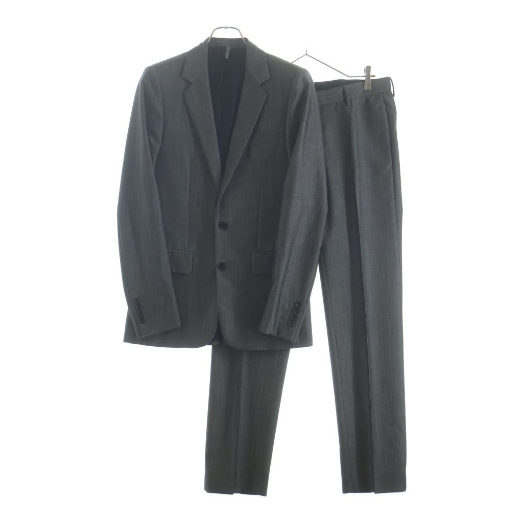 Dior HOMME (ディオールオム) モヘヤ混 2B シングルテーラードジャケット スラックスパンツ グレー セットアップ 263C740A1641