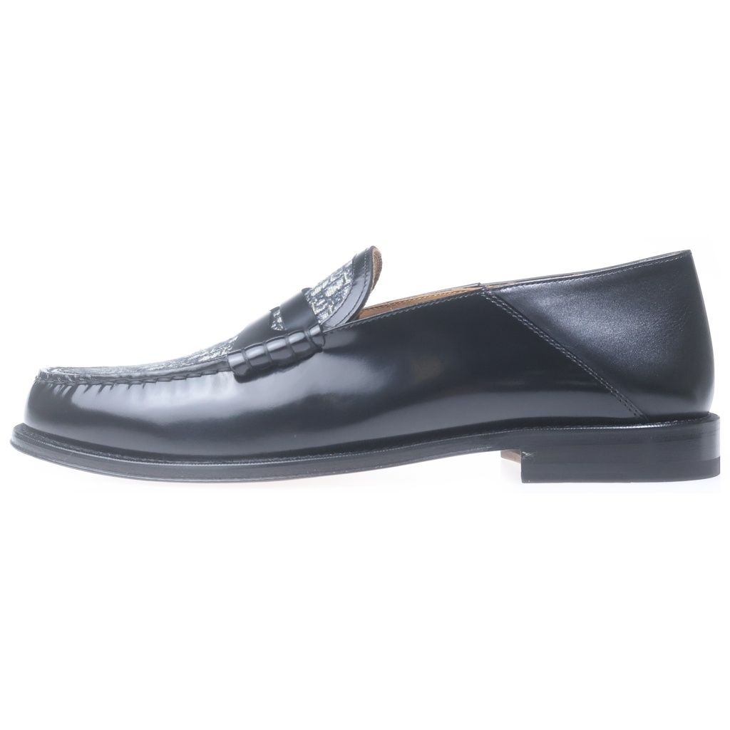 DIOR (ディオール) M-CD LOAFER CALF オブリーク カーフレザー ローファー ローカットシューズ ブラック 3L0115ZKF