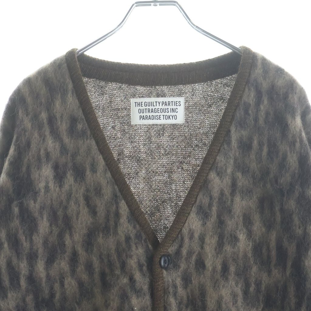WACKO MARIA (ワコマリア) Leopard Mohair Cardigan レオパード 5B