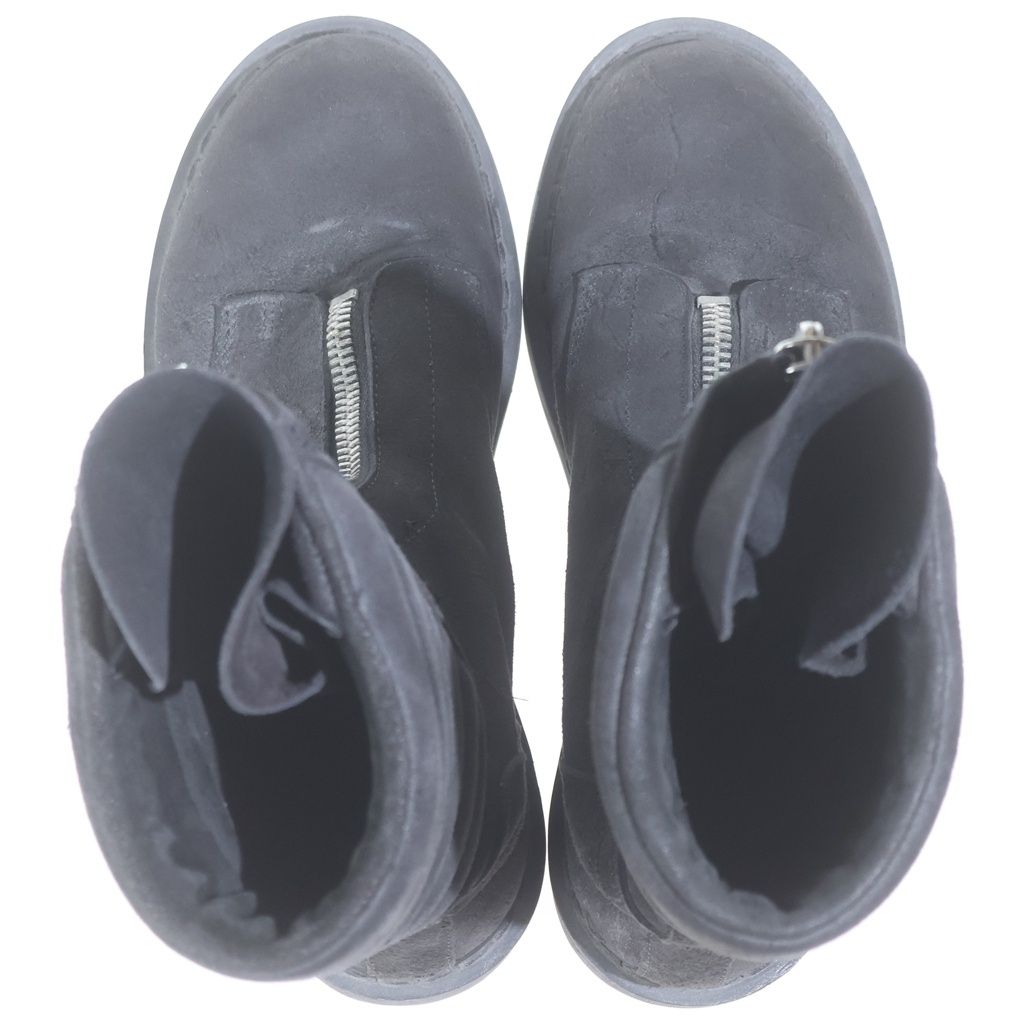 Rick Owens (リックオウエンス) 13SS CENTER ZIP SUEDE BOOT センター