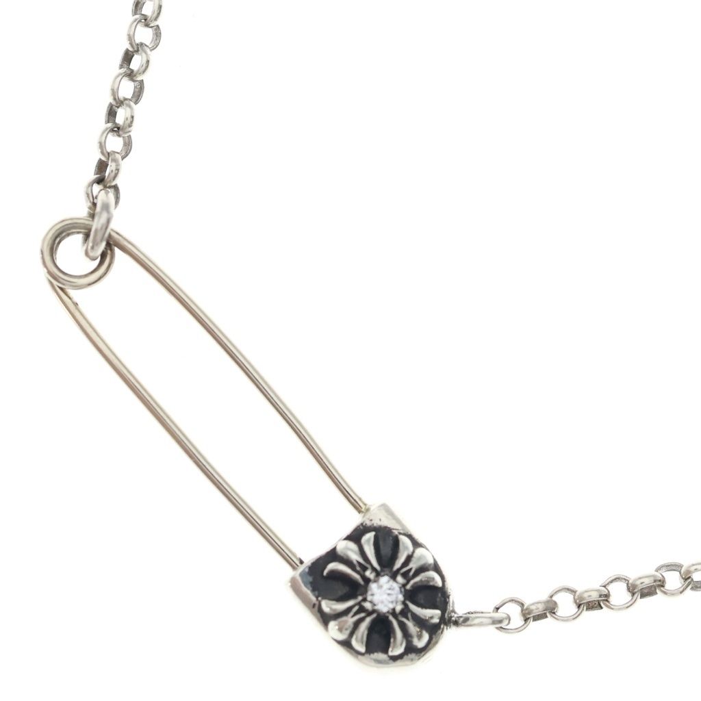 CHROME HEARTS (クロムハーツ) SAFETY PIN R20 1DIAセーフティピン