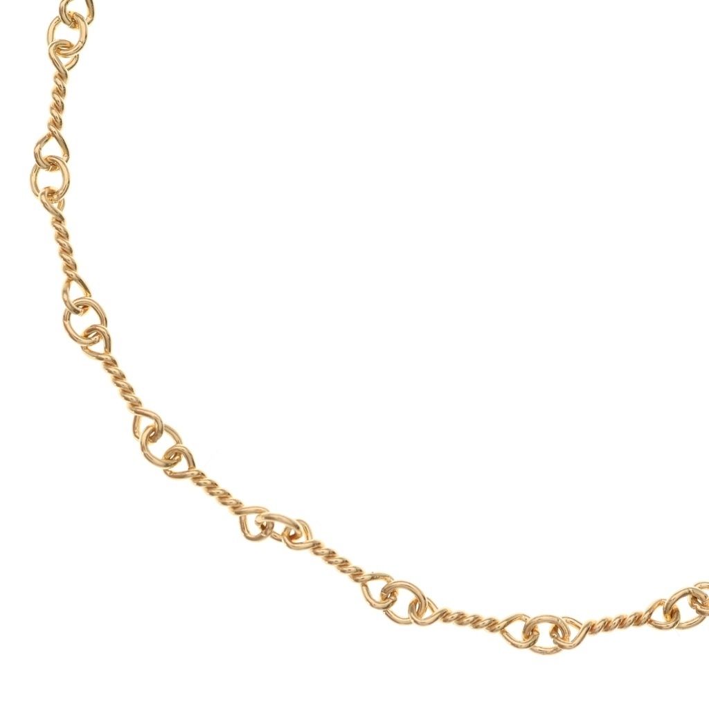 CHROME HEARTS (クロムハーツ) 22K NECKCHAIN T20 ツイストチェーン