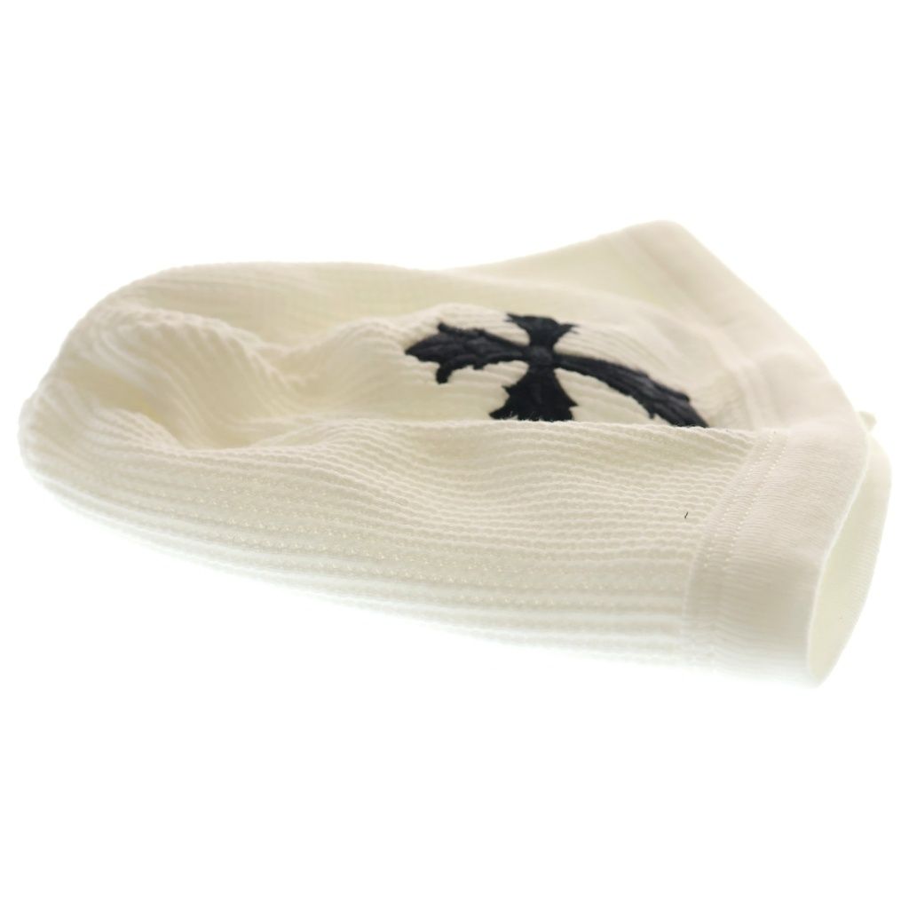 CHROME HEARTS (クロムハーツ) THERMAL BEANIE オールド CHクロス刺繍