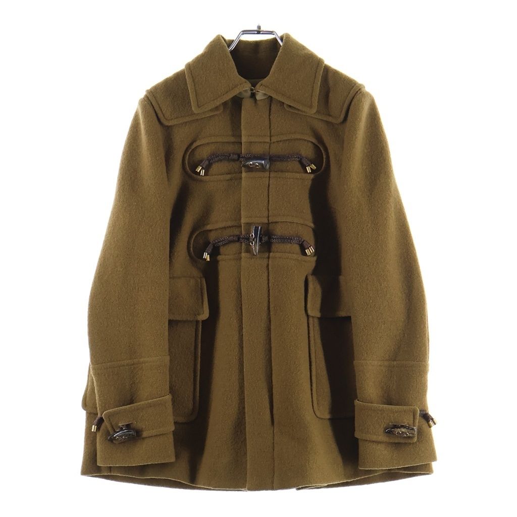 DSQUARED2 (ディースクエアード) ウール ジップアップ ダッフルジャケット ブラウン 75AA007922359