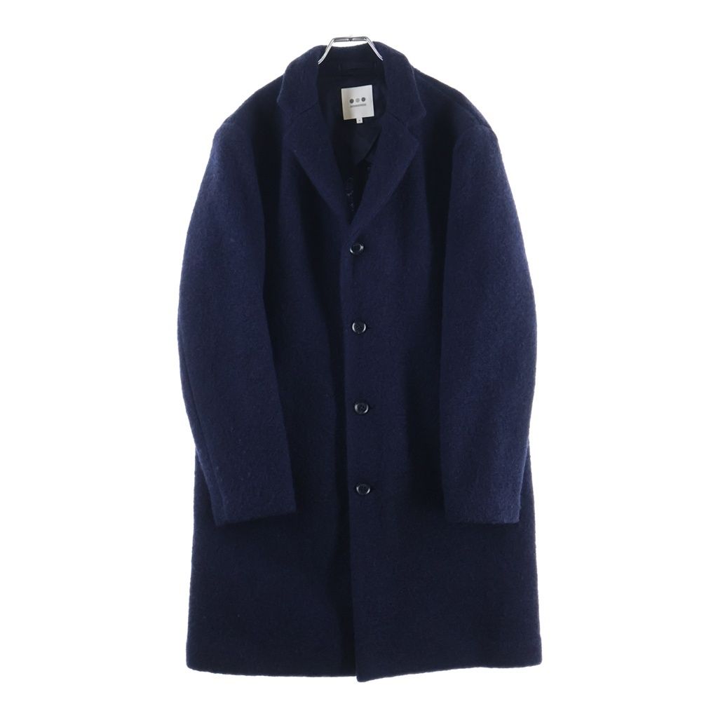 NO BRAND (ノーブランド) Three Dots ウールチェスターコート ネイビー