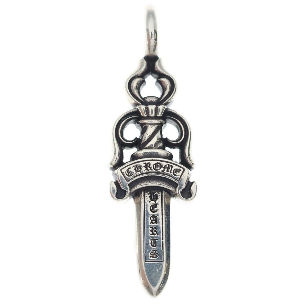 CHROME HEARTS (クロムハーツ) DOUBLE DAGGER ダブルダガーペンダントトップ シルバー BCA251