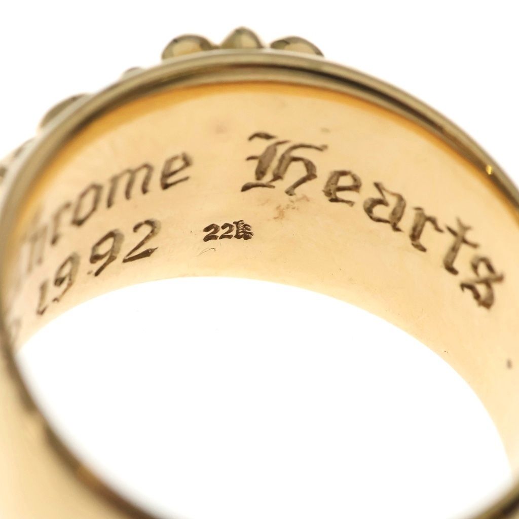CHROME HEARTS クロムハーツ 22K FLRL CRS P/D フローラルクロス リング パヴェダイヤ ゴールド CHROME HEARTS (クロムハーツ) 22K FLRL CRS P D 22Kフローラルクロス
