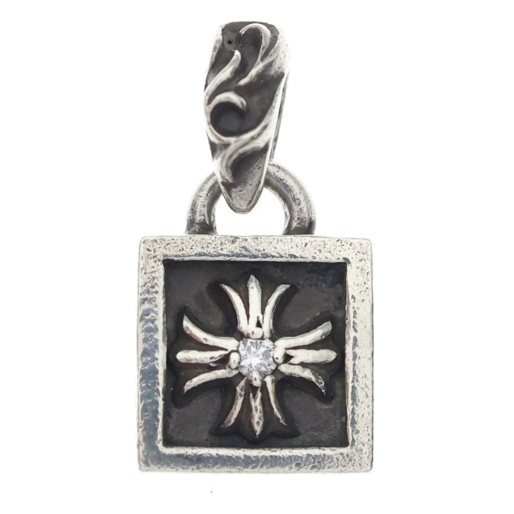 CHROME HEARTS (クロムハーツ) FRAMED CH PLUS 1DIA フレームドCH
