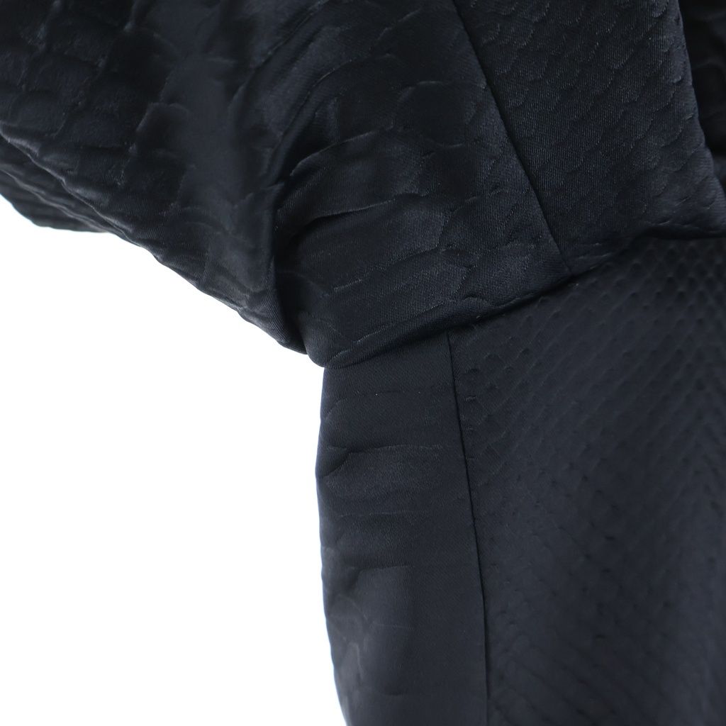 BALMAIN (バルマン) パイソン型押し 金ボタン 1B ショールカラー