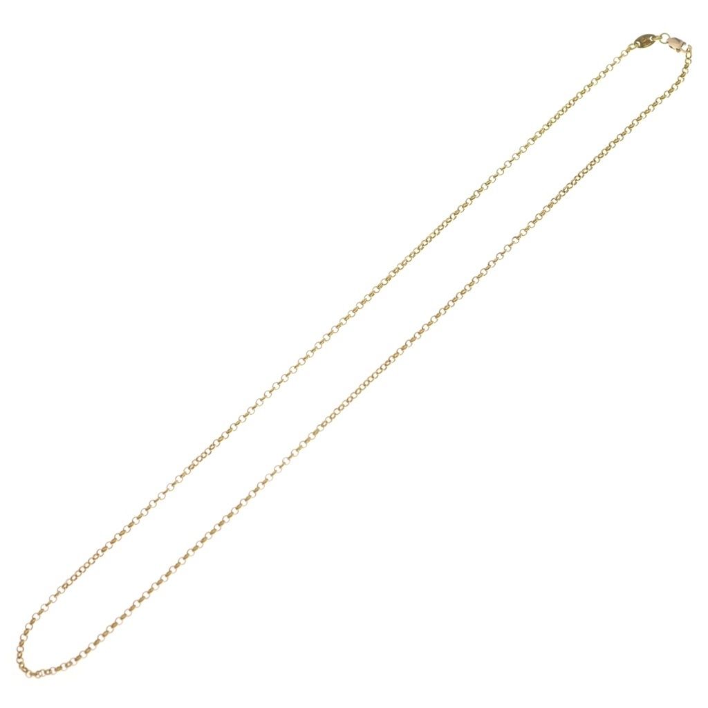 CHROME HEARTS (クロムハーツ) 22K NECKCHAIN R20 ロールチェーン