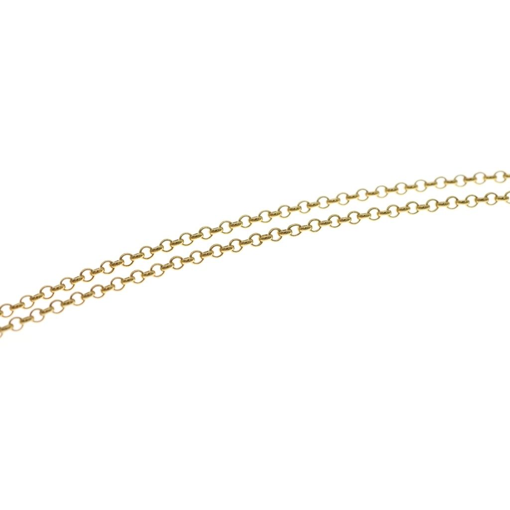 CHROME HEARTS (クロムハーツ) 22K NECKCHAIN R20 ロールチェーン